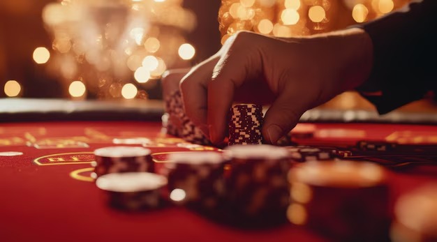 Baccarat shoe and dealer hands on slot 99